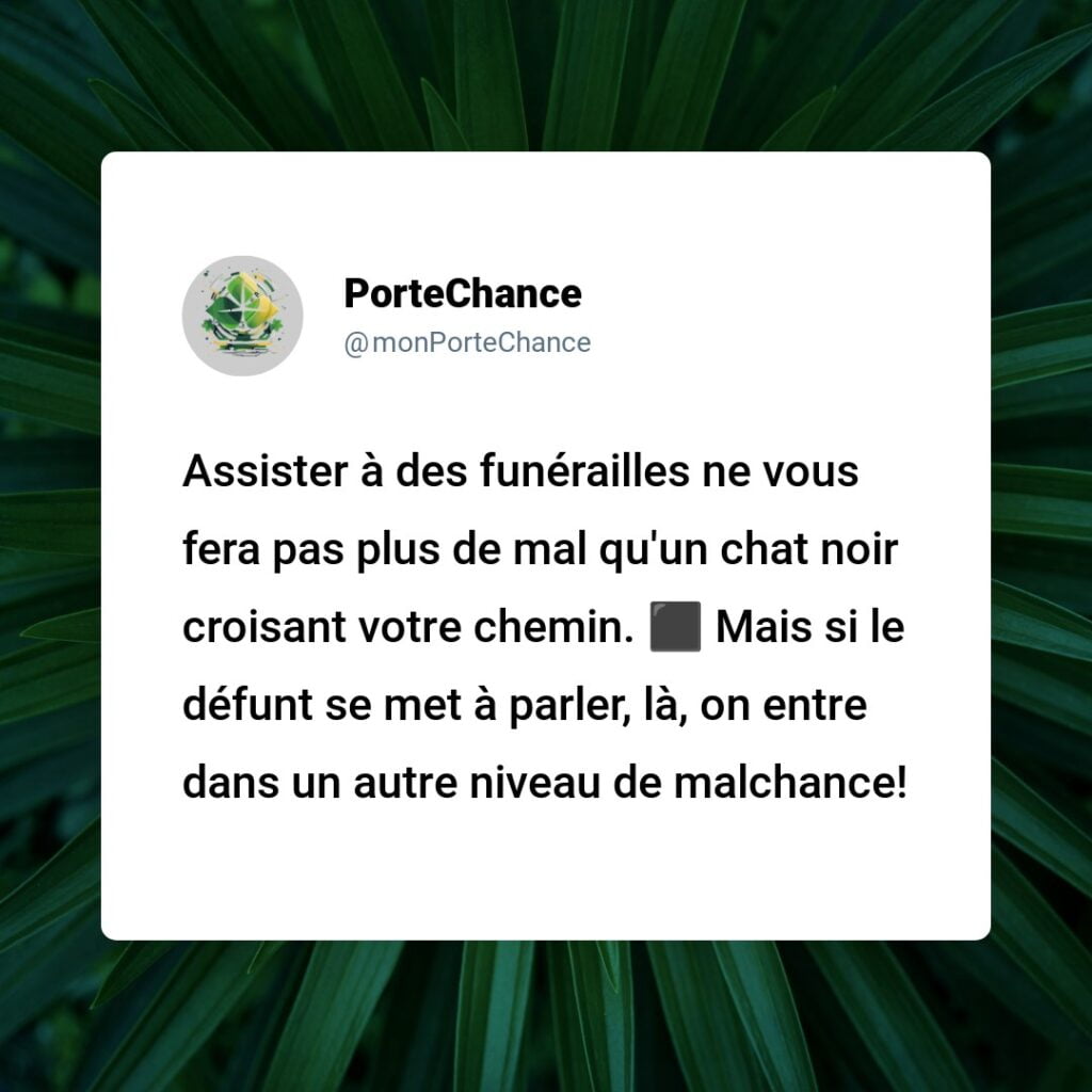 Est-ce de la Malchance d'Assister à des Funérailles ? Démystification des Croyances et Réalités