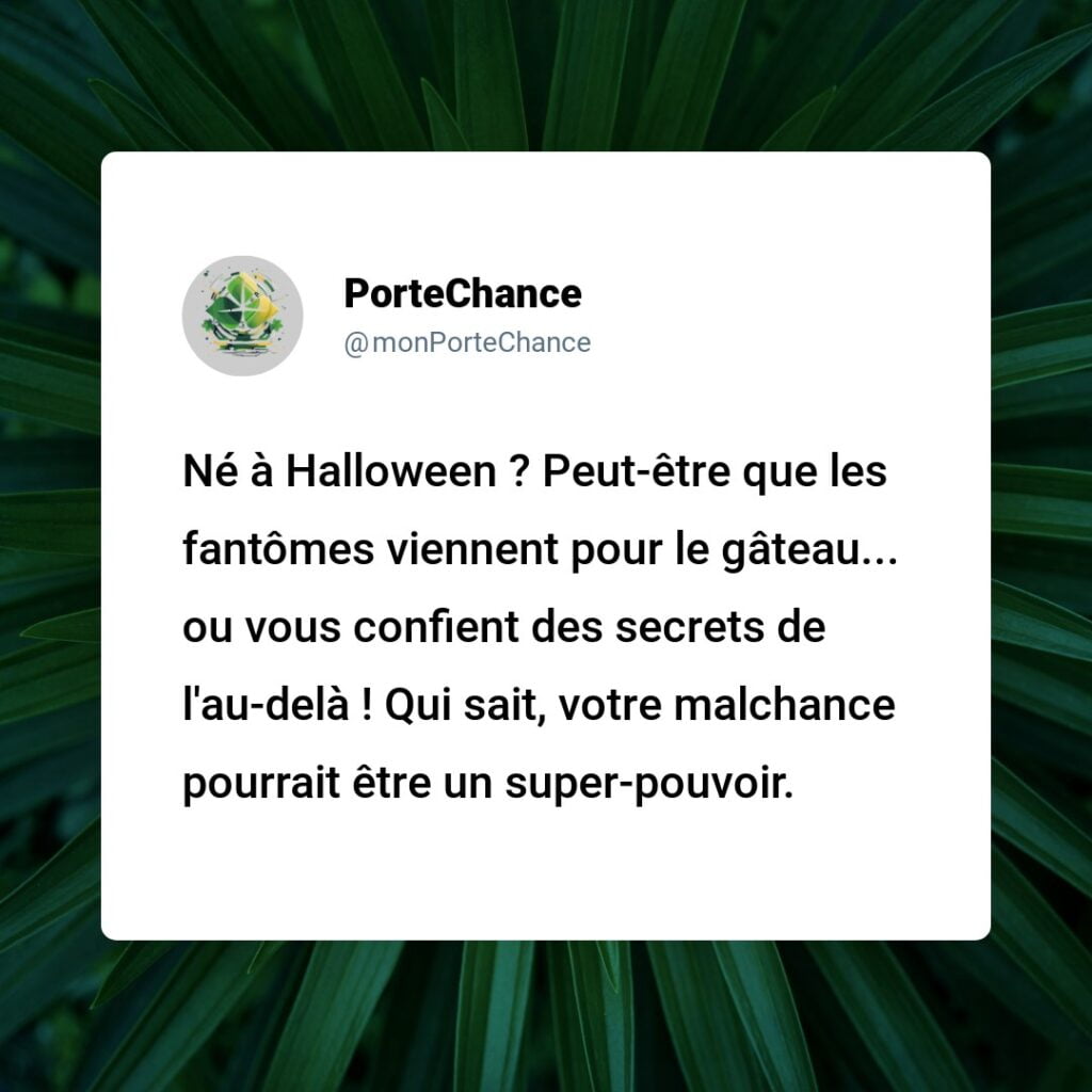 Est-ce une Malchance de Naître à Halloween ? Démystification d'une Superstition Populaire