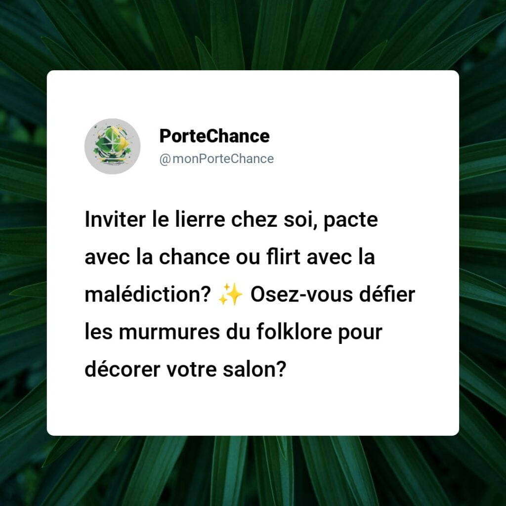 Est-ce de la Malchance d'Inviter le Lierre à la Maison ? Démystification des Superstitions !