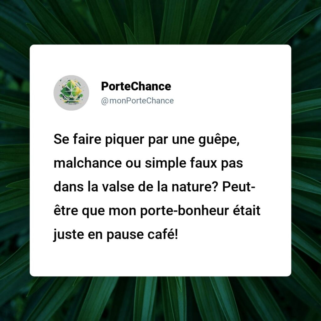 Est-ce un signe de malchance d'être piqué par une guêpe ? Démystification des superstitions avec des faits