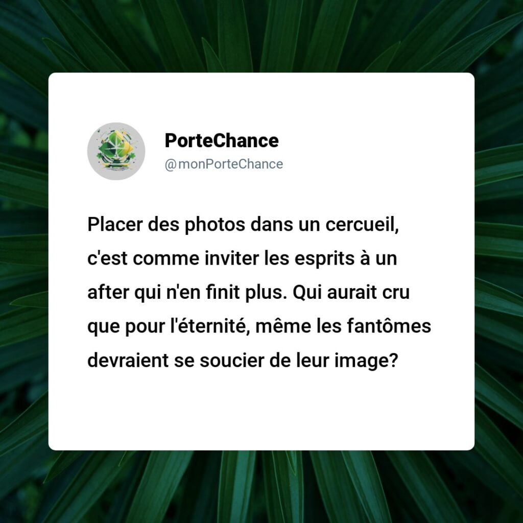 Est-ce de la malchance de mettre des photos dans un cercueil ? Démystification des mythes funéraires