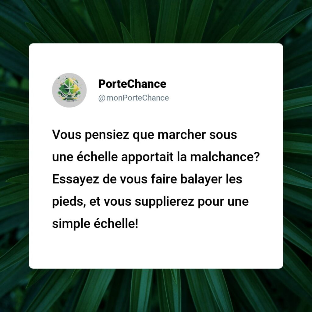Est-ce de la malchance de balayer ses pieds ? Décryptage du mythe derrière la superstition